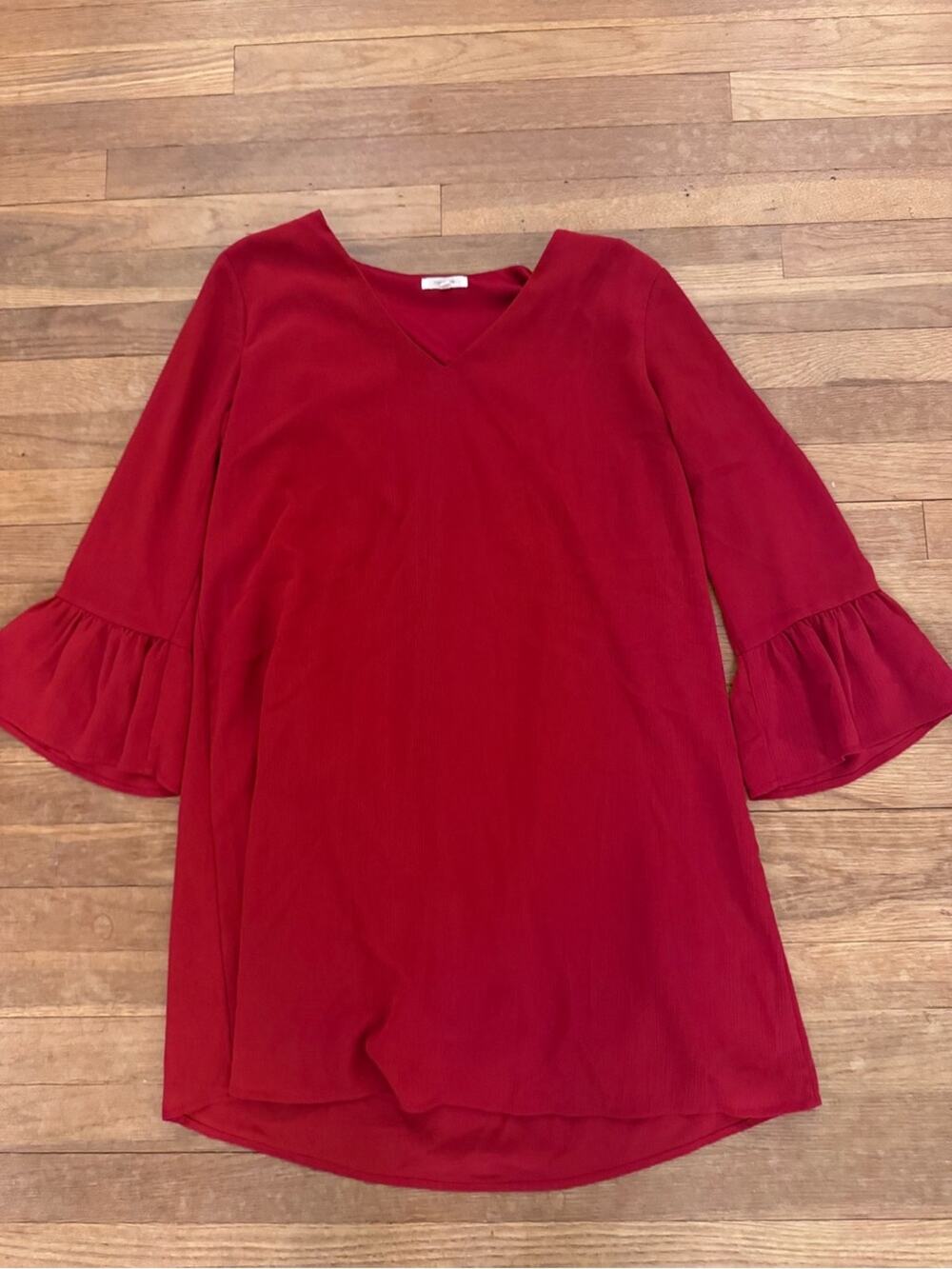 Maurices Women's Red Above Knee Mini Shift Dress - Size M
b37